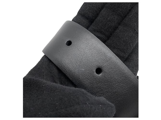 Borsa a tracolla Prada Triangle in pelle Saffiano nera Nero - vista 8