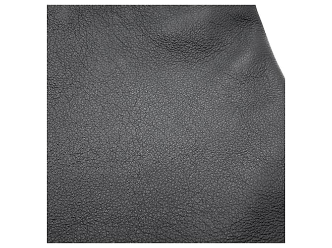 Borsa a tracolla in pelle Prada Triangle Nero - vista 6