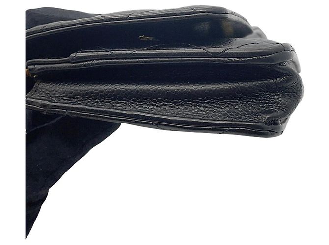 Portafoglio a tracolla con catena nera Chanel Nero - vista 7