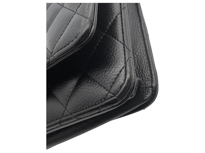 Portafoglio a tracolla con catena nera Chanel Nero - vista 8