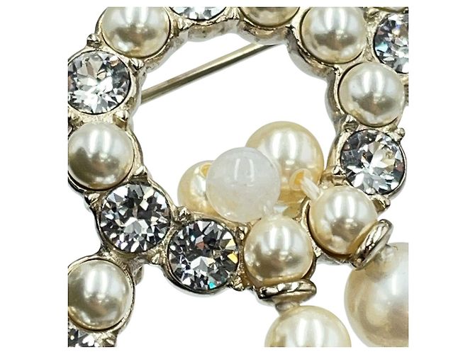 Chanel Brosche mit Coco-Logo Golden - Ansicht 5