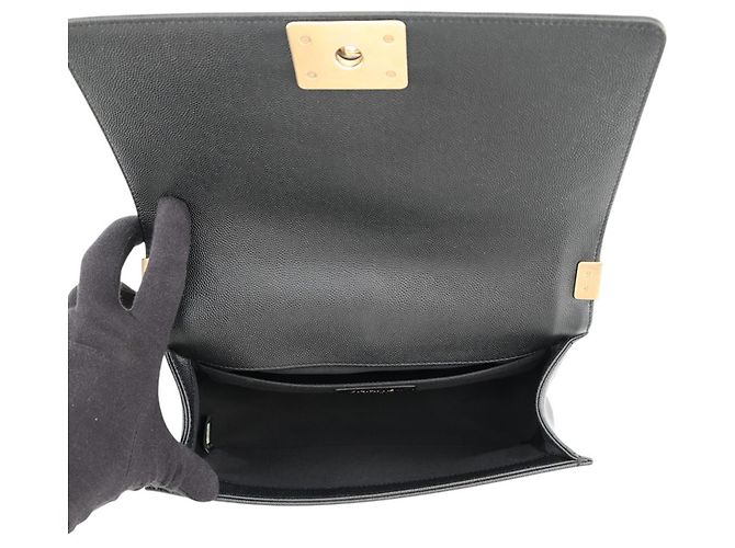 Borsa a Spalla Chanel Black Chain Nero - vista 6