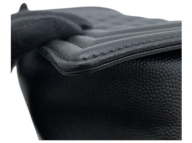 Borsa a Spalla Chanel Black Chain Nero - vista 8