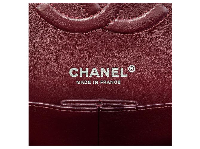 Borsa a tracolla con catena in pelle di vitello martellata nera Chanel Nero - vista 18
