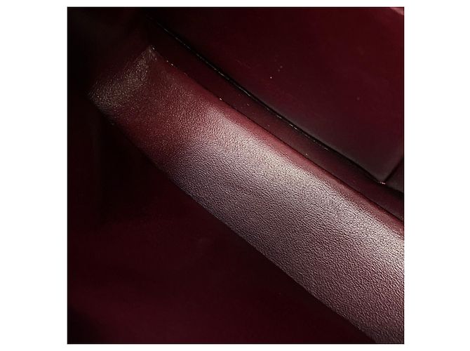 Borsa a tracolla con catena in pelle di vitello martellata nera Chanel Nero - vista 9