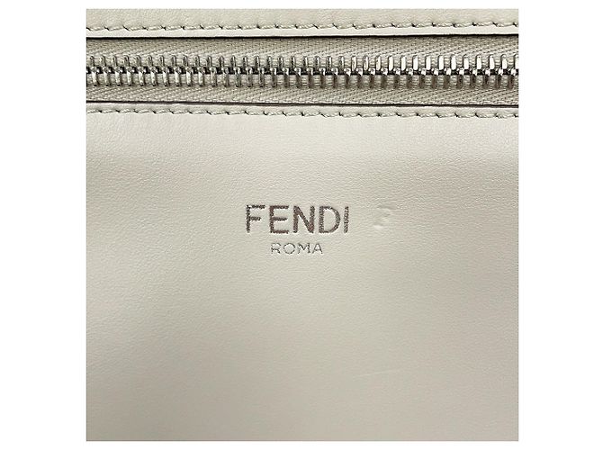 Fendi Peekaboo I.U Medium Lederhandtasche Braun - Ansicht 17