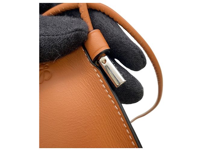 Gate Borsa a tracolla in pelle marrone Loewe - vista 11
