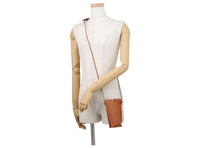 Gate Borsa a tracolla in pelle marrone Loewe - vista 4