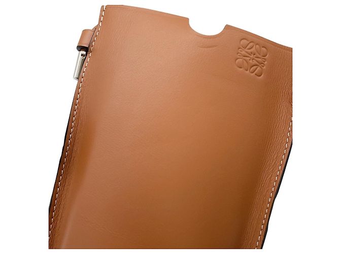 Gate Borsa a tracolla in pelle marrone Loewe - vista 7