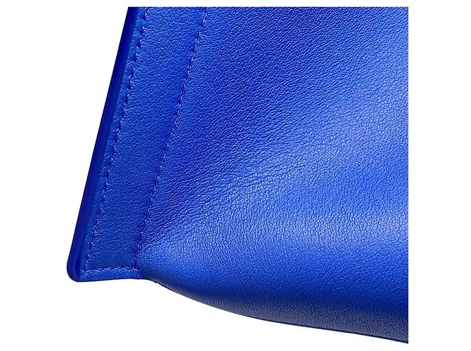 Céline Borsa in pelle Cubo Celine Blu - vista 7