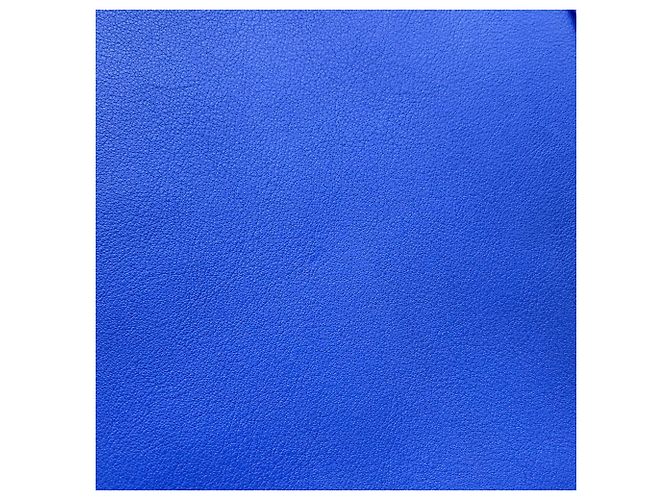 Céline Borsa in pelle Cubo Celine Blu - vista 8