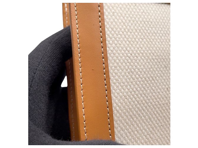 Céline Celine Vertical Cabas Small Vertikaler Tote Bag Braun Beige - Ansicht 9