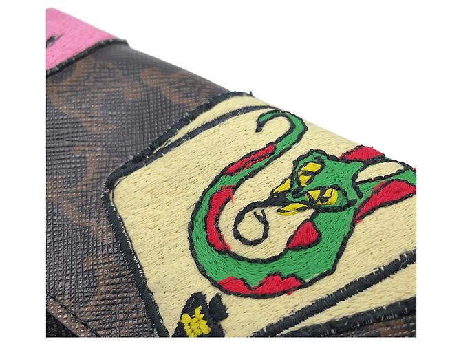 Céline Borsa a tracolla Celine The Dancing Kid in pelle Marrone Nero Multicolore - vista 7
