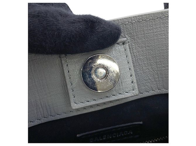 Borsa Tote in Pelle Balenciaga XXS Marrone - vista 11