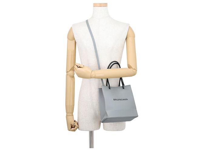 Borsa Tote in Pelle Balenciaga XXS Marrone - vista 5