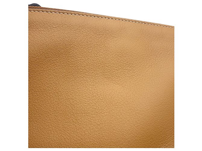 Borsa a tracolla in pelle marrone Prada - vista 8