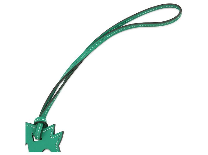 Hermès Pingente de bolsa Hermes Paddock Cheval Verde - vista 4
