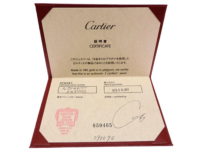 Collana Love Support in diamante 0.25ct Cartier - vista 9