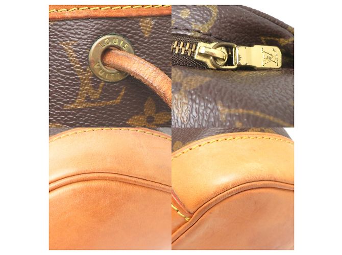 Zaino Louis Vuitton Montsouris MM Marrone - vista 10