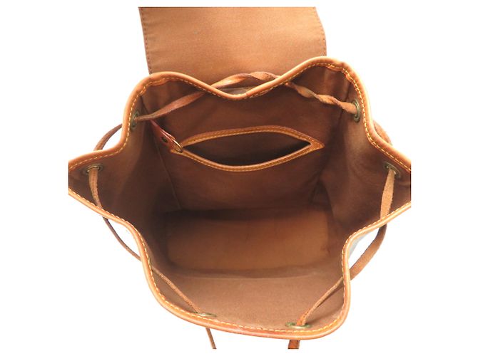 Zaino Louis Vuitton Montsouris MM Marrone - vista 6