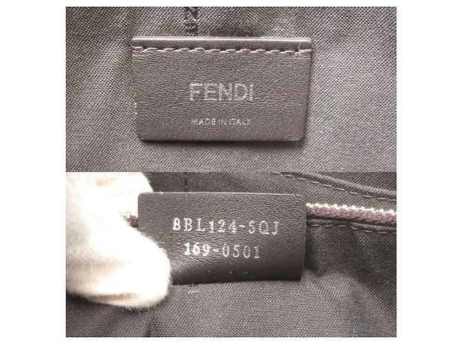 Borsa Fendi By The Way da donna Nero Bordò Giallo - vista 7