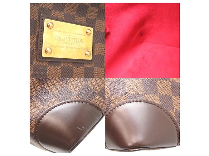 Borsa Tote Louis Vuitton Hampstead MM Marrone - vista 10