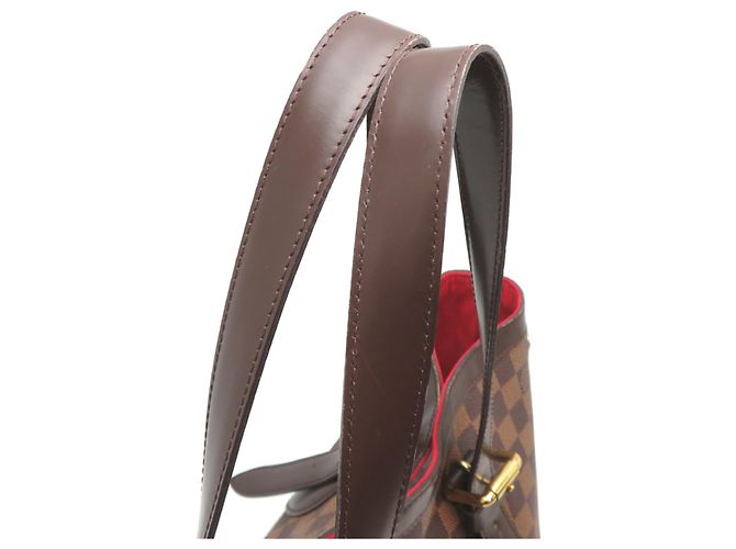 Borsa Tote Louis Vuitton Hampstead MM Marrone - vista 5
