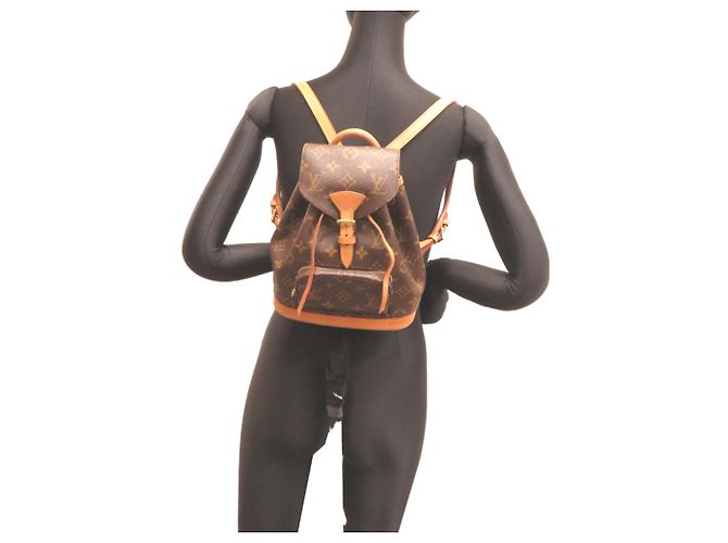 Zaino Mini Montsouris da donna Louis Vuitton Marrone - vista 9
