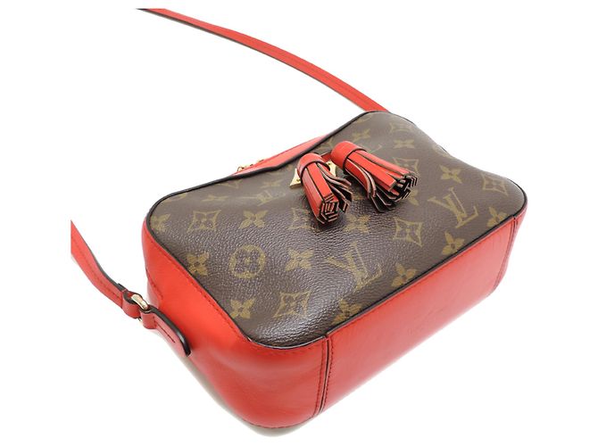 Bolsa de ombro feminino Louis Vuitton Saint-Onge Vermelho - vista 3