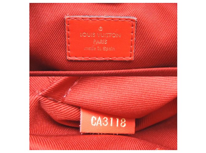 Bolsa de ombro feminino Louis Vuitton Saint-Onge Vermelho - vista 8