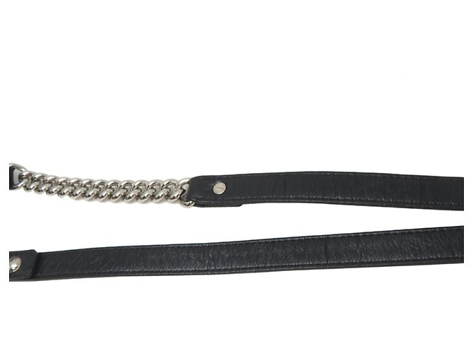 Borsa a tracolla a secchiello Chanel Camellia da donna Nero - vista 5