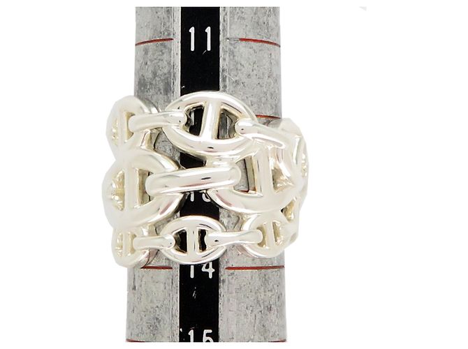 Hermès Hermes Chaine d'Ancre Enchainee GM Silberring - Ansicht 5