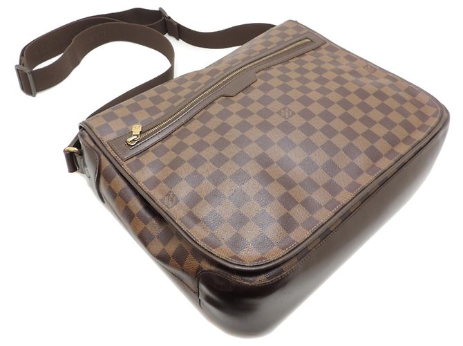 Borsa a Spalla Louis Vuitton Spencer Marrone Damier ebene - vista 3
