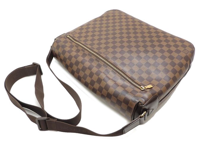 Borsa a Spalla Louis Vuitton Spencer Marrone Damier ebene - vista 4