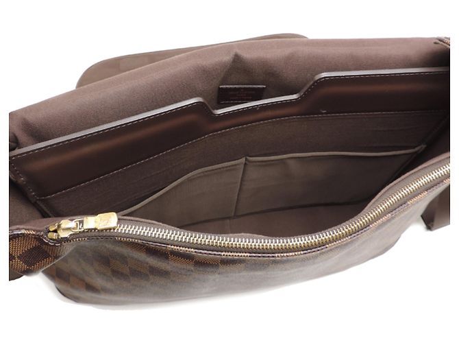 Borsa a Spalla Louis Vuitton Spencer Marrone Damier ebene - vista 6