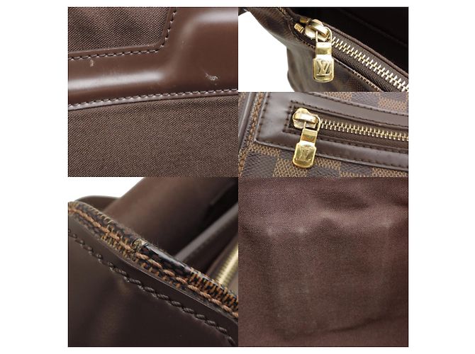 Borsa a Spalla Louis Vuitton Spencer Marrone Damier ebene - vista 9