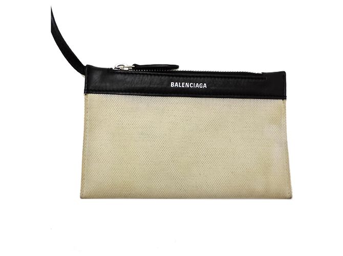 Everyday Borsa a mano Cabas XS blu navy da donna Balenciaga Nero Bianco - vista 10