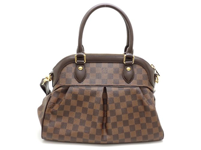 Borsa Louis Vuitton Trevi PM Marrone Damier ebene - vista 2