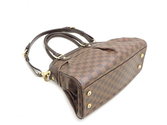 Borsa Louis Vuitton Trevi PM Marrone Damier ebene - vista 3