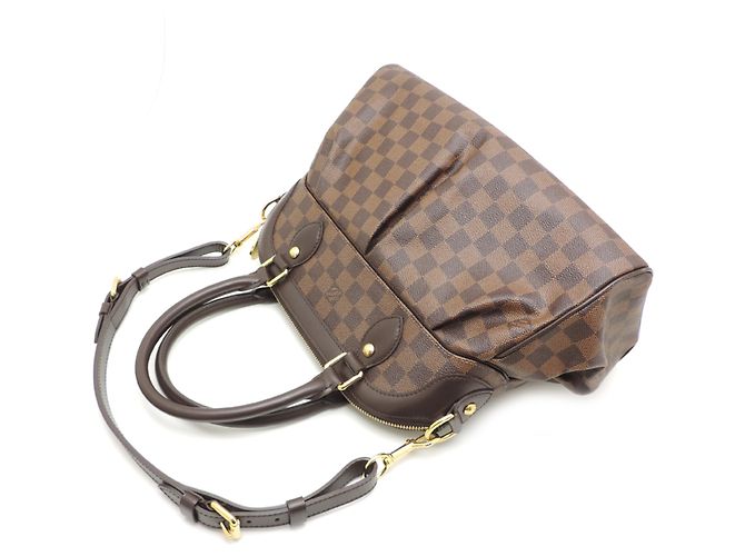 Borsa Louis Vuitton Trevi PM Marrone Damier ebene - vista 4