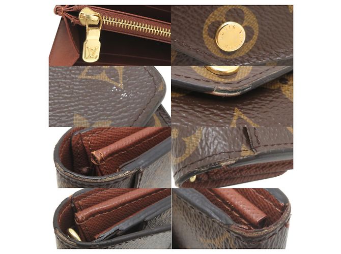 Louis Vuitton Portefeuille Sarah Damenlanger Geldbeutel Braun - Ansicht 10