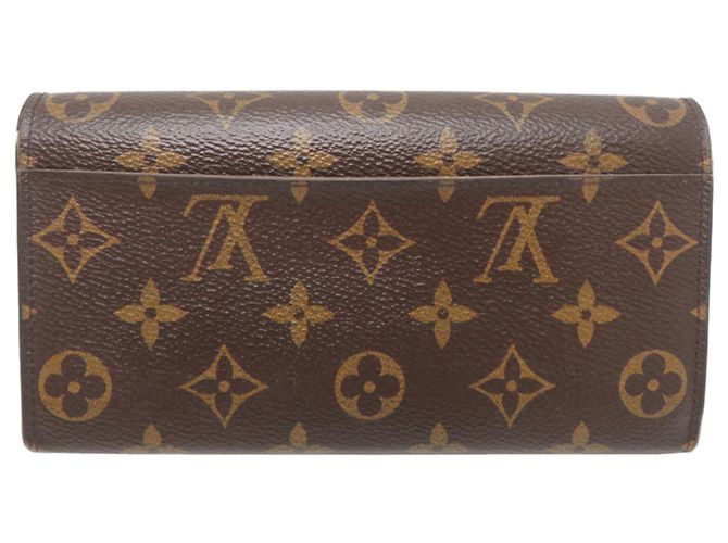 Louis Vuitton Portefeuille Sarah Damenlanger Geldbeutel Braun - Ansicht 2