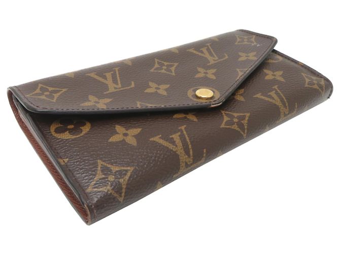 Louis Vuitton Portefeuille Sarah Damenlanger Geldbeutel Braun - Ansicht 3