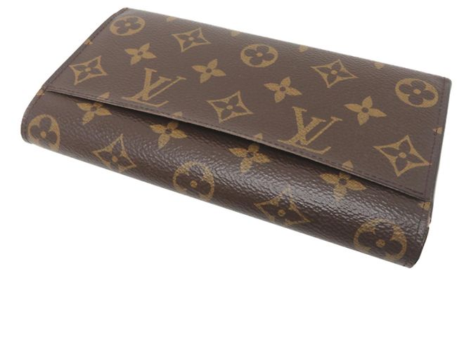 Louis Vuitton Portefeuille Sarah Damenlanger Geldbeutel Braun - Ansicht 4