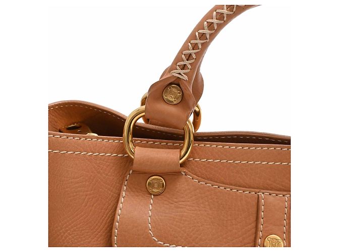 Céline Borsa Boogie Celine in pelle marrone - vista 16