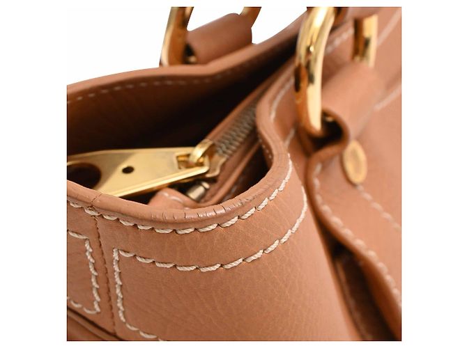 Céline Borsa Boogie Celine in pelle marrone - vista 17