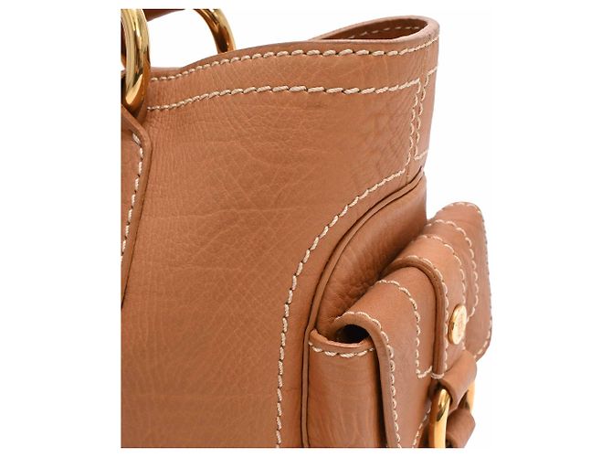 Céline Borsa Boogie Celine in pelle marrone - vista 19