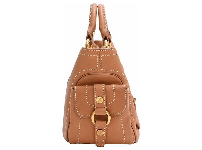 Céline Borsa Boogie Celine in pelle marrone - vista 2