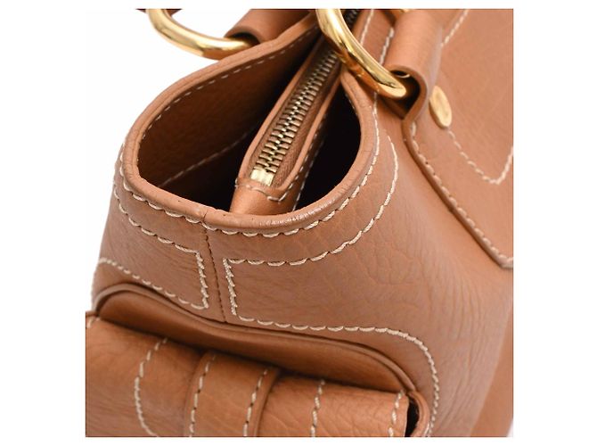 Céline Borsa Boogie Celine in pelle marrone - vista 21