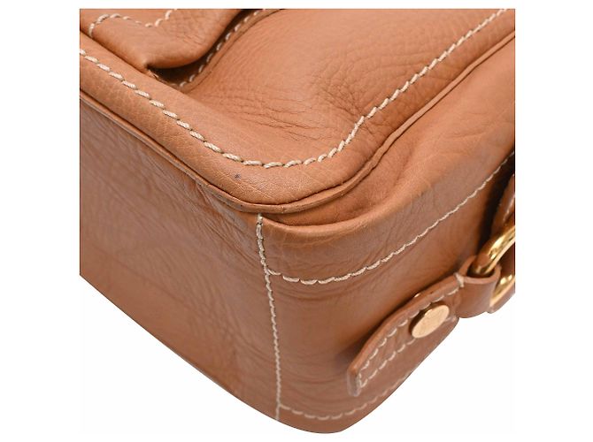 Céline Borsa Boogie Celine in pelle marrone - vista 22